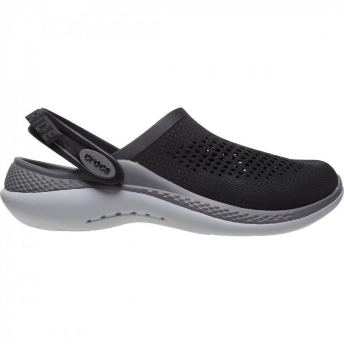 Saboti Crocs LiteRide 360 Clog Negru - Black/Slate Grey