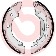 BREMBO S 68 523 ESSENTIAL LINE Set saboti frana
