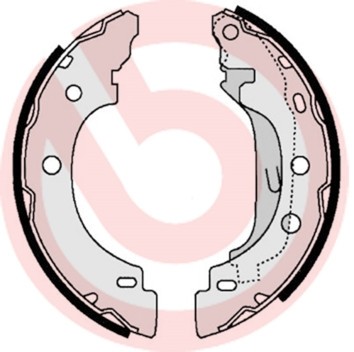 BREMBO S 68 523 ESSENTIAL LINE Set saboti frana