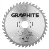 Disc circular cu carbura pentru lemn Graphite 190 x 30 mm, 48 dinti