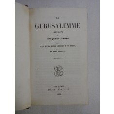 LA GERUSALEMME LIBERATA - TORQUATO TASSO - Firenze, 1853