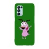 Husa compatibila cu Oppo A54 5G, Viceversa, model Courage sticker, Silicon, TPU, Transparent, Carcasa