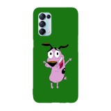 Husa compatibila cu Oppo A52, Viceversa, model Courage sticker, Silicon, TPU, Transparent, Carcasa