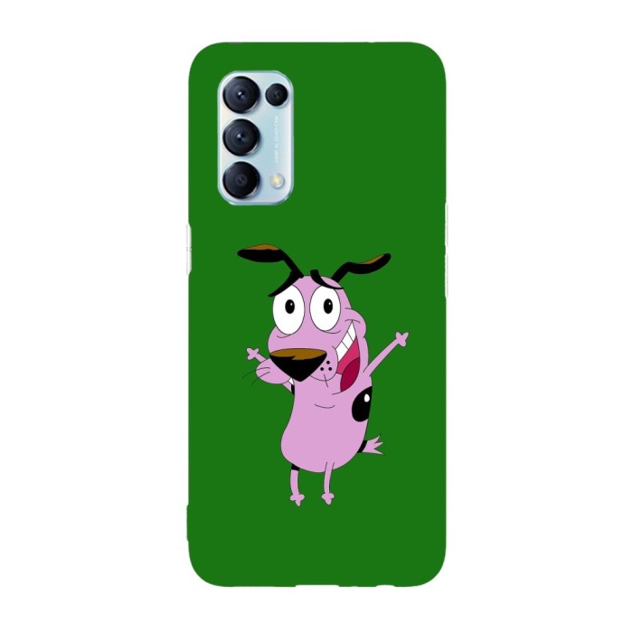 Husa compatibila cu Oppo A54 5G, Viceversa, model Courage sticker, Silicon, TPU