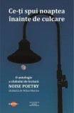Cumpara ieftin Ce-ti spui noaptea inainte de culcare. O antologie a clubului de lectura Noise Poetry/Mihai Marian