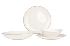 Bonna Set de vesela (Medium) - Retro - 24 bucăți - 6 persoane - Porţelan