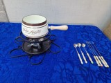 Guten Appetit set fondue rotativ, 4 - 6 persoane fonta emailata