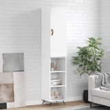 Cumpara ieftin Dulap &icirc;nalt, alb, 34,5x34x180 cm, lemn prelucrat