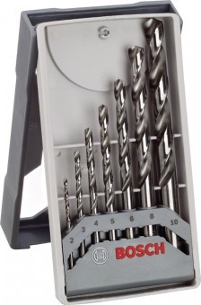 Bosch Caseta 7 burghie metal HSS-G, DIN 338, D2-10mm - 3165140784863 foto