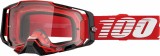 Ochelari cross/atv 100% Armega Red, lentila clara, culoare rama rosu/negru Cod Produs: MX_NEW 26013445PE