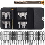 Cumpara ieftin Set Surubelnițe de Precizie Multifuncționale 25-in-1 pentru Telefon, Tableta, PC, Laptop, Camera , Universal ,Alb Negru