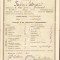 A931 Erzbisch&ouml;fliche Volks- und Realschule in Bukarest, 1914, certificat școlar