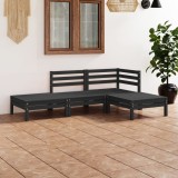 Gossi set mobilier de gradina, 4 piese, lemn masiv de pin