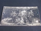 Ofițeri Armata Regală, Primul Război Mondial .Carte Poștală Italiană Veche 1915-1918 . Neexpediată, Patină Autentică, Colecție Rară!
