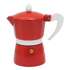 Infuzor pentru cafea Zephyr Z1173L6, aluminiu, 6 cesti, rosu foto