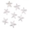 Accesorii Decorative Crăciun, Stele din Spumă, Albe, 5cm, Set 8 Bucăți
