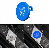 Capac Buton Start-Stop Compatibil Bmw Seria 1 F40 2019&rarr; SSV-8046 Albastru