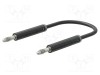 Cablu de măsurare ST&Auml;UBLI 2m 60V DC 30V AC 19A negru
