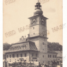 1729 - BRASOV, Market, Romania - old postcard - used - 1906