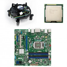 Kit placa de baza second hand Intel DQ77MK, G860, Cooler foto