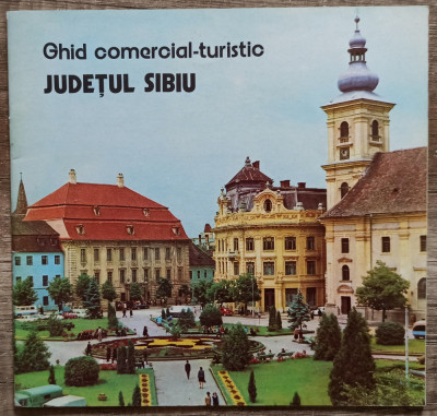 Ghid comercial-turistic judetul Sibiu// brosura perioada comunista foto