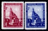 C1166 - ONU New York 1958 - Londra 2v.neuzat,perfecta stare, Nestampilat