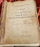 Curs de istoria literaturii vechi. Epoca lui Constantin Brancoveanu - N. Cartojan 1931-1932