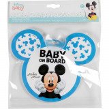 Semn de avertizare Baby on Board Mickey TataWay CZ10423, Disney