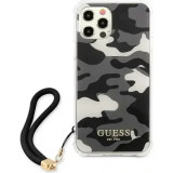 Cumpara ieftin Husa Cover Guess Hard Camo Colection pentru iPhone 12 Pro Max Black