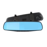 Oglinda Retrovizoare Cu Camera FOXMAG24, Full Hd, Dual, Rezolutie Fhd, Senzor De Miscare, Negru