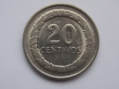 20 CENTAVOS 1968 COLUMBIA foto