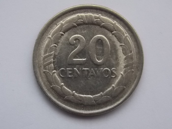 20 CENTAVOS 1968 COLUMBIA