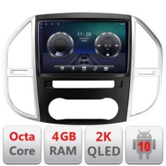 Navigatie Mercedes Vito w447 2016- Android Octa Core Ecran 2K QLED GPS 4G 4+32GB 360 KIT-w447+EDT-E410-2K CarStore Technology foto