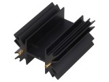 Radiator TO220 Negru 50,8mm 5,3K/W Anodizat
