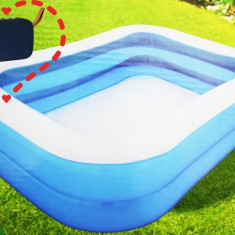 Set piscina de familie 200x100 cm cu 2 inele + boxa portabila Tablepro MG2