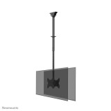 Suport TV Neomounts CL35-340BL22, VESA 200x200, pentru 2 ecrane, inaltime ajustabila 106-156 cm, capacitate 45 kg, 25 inclinare, 360 rotire