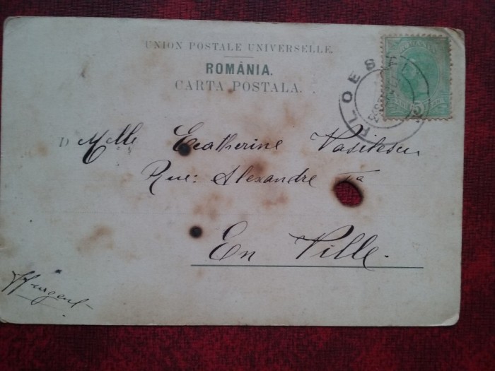 1901-C.P.circ.-Litog. cu defect