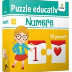 Puzzle educativ: Numere