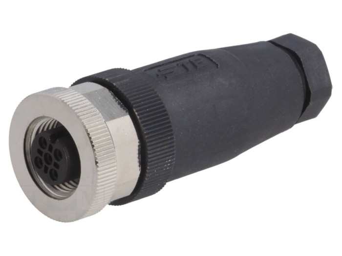 Conector M12 mamă IP67, 5-Pin