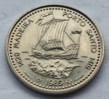 453. Moneda Portugalia 100 escudos 1989 (Discovery of Madeira and Porto Santo)