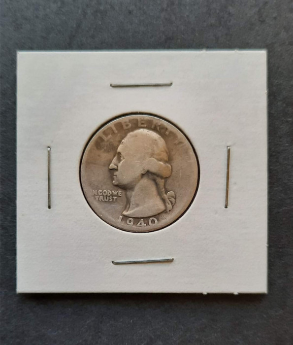 Moneda de argint - 1/4 Dollar 1940, USA - B 2167