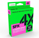 Fir textil Sufix SFX 4 Carrier Braid, Hot Yellow, 135m (Diametru fir: 0.18 mm)