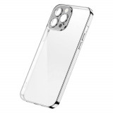 Husa Joyroom Chery Mirror Pentru IPhone 13, Cadru Metalic Argintiu (JR-BP907 Argintiu) JR-BP907 SILVER