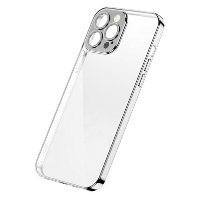Husa Joyroom Chery Mirror Pentru IPhone 13 Pro, Cadru Metalic Argintiu (JR-BP908 Argintiu) JR-BP908 SILVER foto