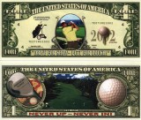 !!! SUA = FANTASY NOTE = GOLF - 2002 - UNC / SERIA SPORT