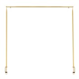 Tija decorativa masa Esschert Design, reglabila, cu clema, aurie, 117-211cm, otel, max 6kg, interior/exterior