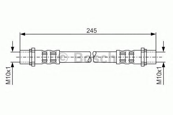 Conducta / cablu frana OPEL ASTRA G Combi (F35) (1998 - 2009) BOSCH 1 987 476 904