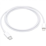 Cablu USB-C la Lightning Alb, Date si Incarcare Rapida, Compatibil iPhone/iPad