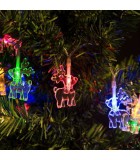 Sir lumini 20 LED Reni multicolor pe baterii 2m PHENOM LIGHTING