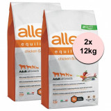 Alleva SP EQUILIBRIUM dog chicken &amp;amp; ocean fish adult 2 x 12 kg